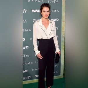 Aritzia Babaton high waisted wide leg Jermaine Pants size 10